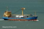 ID 6499 NORFOLK GUARDIAN (1987/1598grt/IMO 8600856, ex-ARKTIS OCEAN), arriving in Auckland, NZ following a regular crossing from Norfolk Island in the South Pacific. Demolished 2018.
